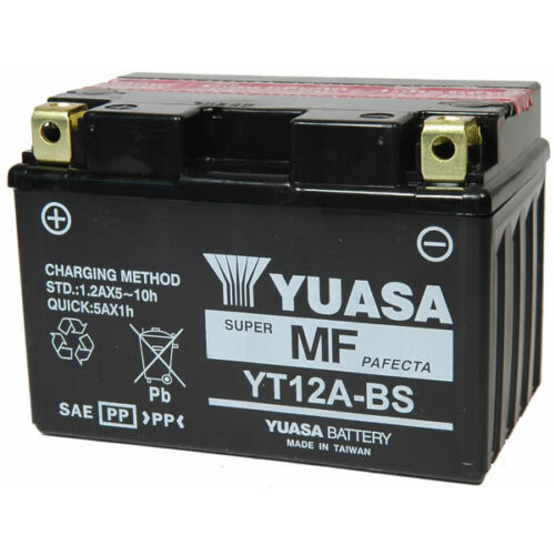 Yuasa YT12A-BS 12V 9,5Ah gondozásmentes AGM (zselés) motor akkumulátor