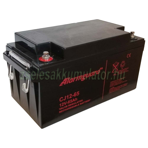 Alarmguard 12V 65Ah zselés akkumulátor CJ12-65