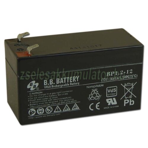  BB Battery 12V 1,2Ah Zselés akkumulátor