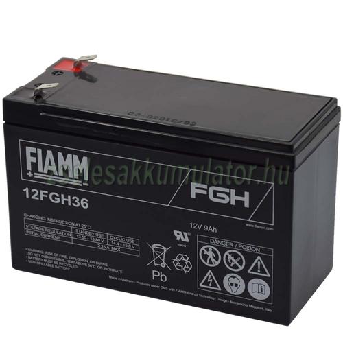Fiamm 12FGH36 nagyáramú ciklikus akkumulátor 12V 9Ah