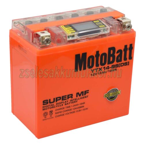  MotoBatt IGEL YTX14-BS I-GEL 12V 12Ah Motor akkumulátor