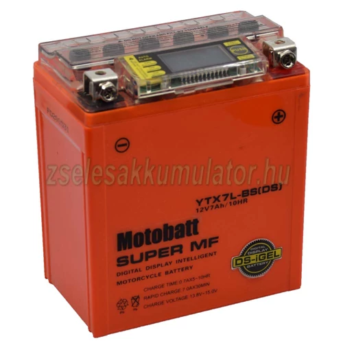  MotoBatt IGEL YTX7L-BS I-GEL 12V 7Ah Motor akkumulátor
