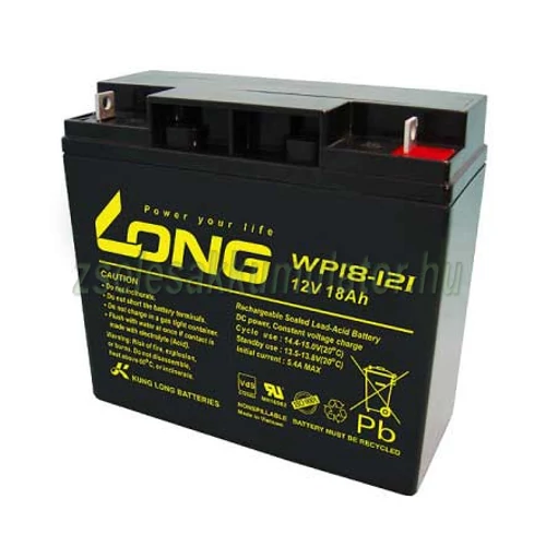Long 12V 18Ah Zselés akkumulátor WP18-12I