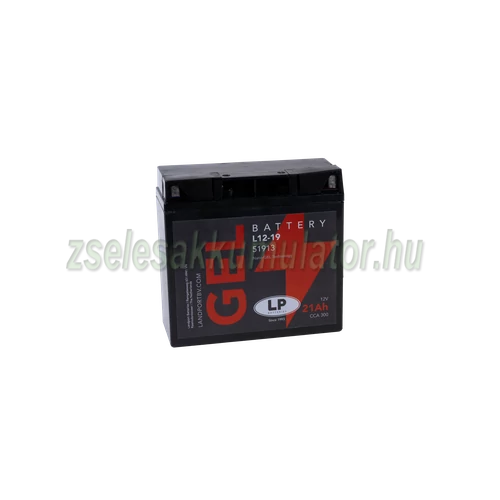 Landport GEL LT12-19 12V 21Ah gondozásmentes GÉL (zselés) motor akkumuláto