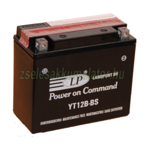 Landport YT12B-BS 12V 11Ah gondozásmentes AGM (zselés) motor akkumulátor