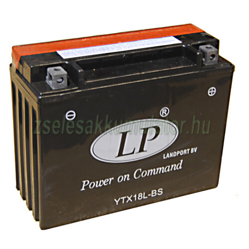 Landport YTX18L-BS 12V 18Ah gondozásmentes AGM (zselés) motor akkumulátor