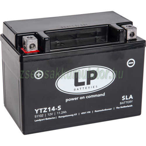 Landport YTZ14-S 12V 11Ah gondozásmentes AGM (zselés) motor akkumulátor