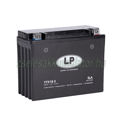 Landport YTX18-3 12V 21Ah gondozásmentes AGM (zselés) motor akkumulátor