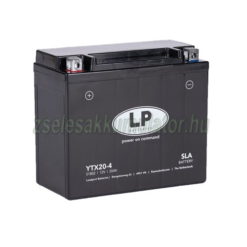 Landport YTX20-4 12V 20Ah gondozásmentes AGM (zselés) motor akkumulátor