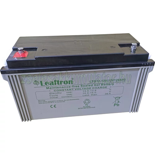  Leaftron 12V 120Ah Ciklkus Zselés GÉL Akkumulátor LTG12-120