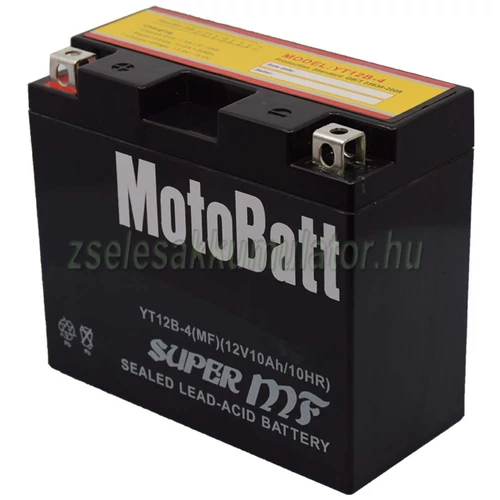  MotoBatt YT12B-4 12V 11Ah Motor akkumulátor