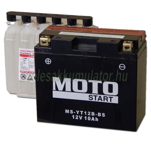  MotoSTART YT12B-BS 12V 10Ah gondozásmentes AGM (zselés) motor akkumulátor