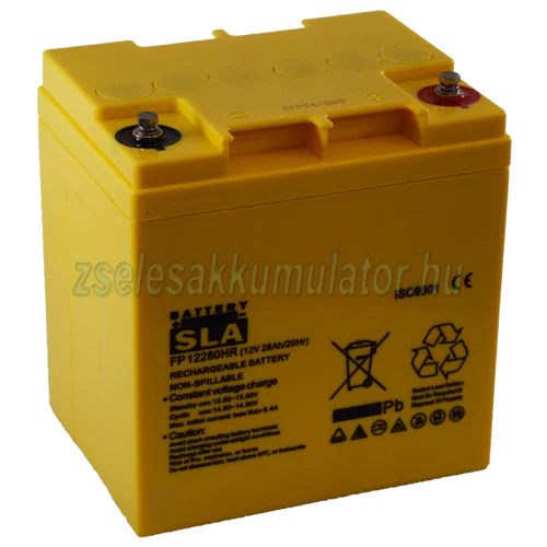 SLA FP 12280HR 12 18V 28Ah HIGH RATE Zselés akkumulátor