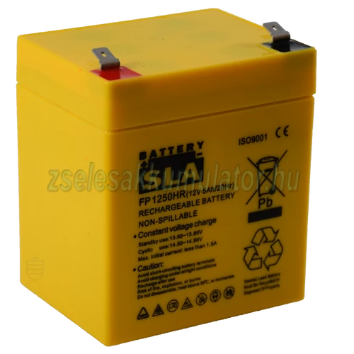 SLA FP 1250HR_T2 12 12V 5Ah Zselés akkumulátor