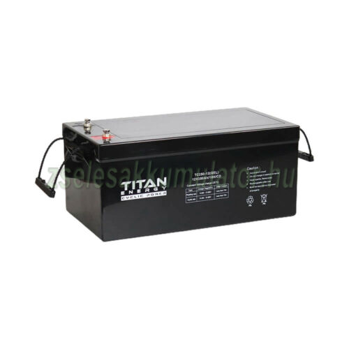 Tiitan Erergy 12V 250Ah TC250-12 Ciklikus Szolár GÉL akkumulátor 