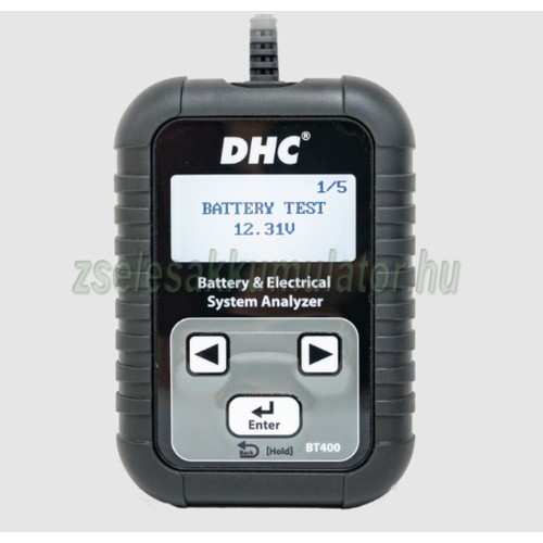 DHC-BT400 digitális akkumulátor tesztelő