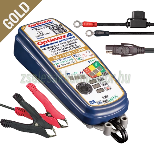 TecMate Optimate 4 quad akkumulátor töltő