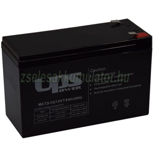 UPS Power MC7,5-12 12V 7,5Ah Zselés akkumulátor 