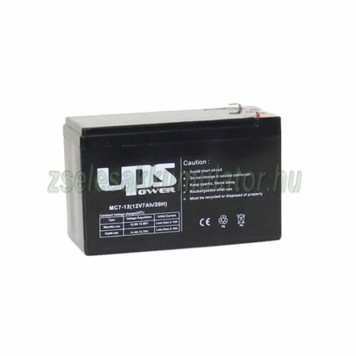 UPS Power MC7-12 12V 7Ah Zselés akkumulátor