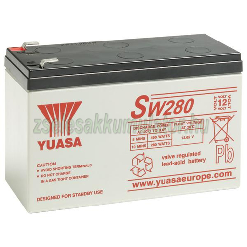 YUASA SW280 zselés akkumulátor 12V 7.6Ah