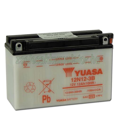 Yuasa 12N12-3B 12V 12Ah Motor akkumulátor