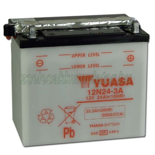 Yuasa 12N24-3A 12V 24Ah Motor akkumulátor