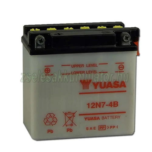 Yuasa12N7-4B 12V 7Ah Motor akkumulátor