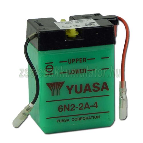  Yuasa 6N2-2A-4 6V 2Ah Motor akkumulátor
