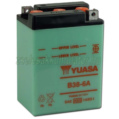  Yuasa B38-6A 6V 13Ah Motor akkumulátor
