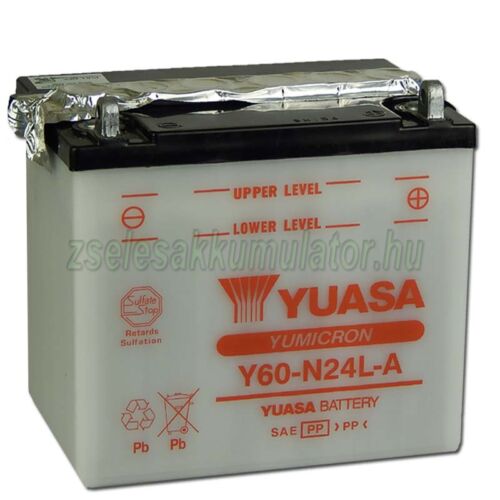  Yuasa Y60-N24L-A 12V 28Ah Motor akkumulátor