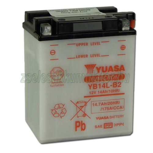 Yuasa YB14L-B2 12V 14Ah Motor akkumulátor
