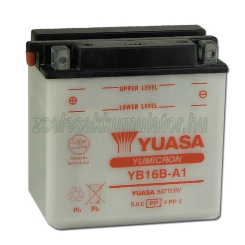 Yuasa YB16B-A1 12V 16Ah Motor akkumulátor