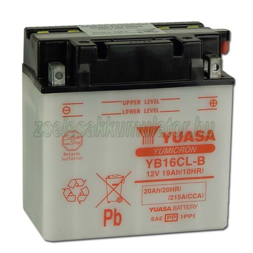 Yuasa YB16CL-B 12V 19Ah Motor akkumulátor