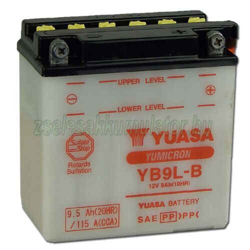 Yuasa YB9L-B 12V 9Ah Motor akkumulátor