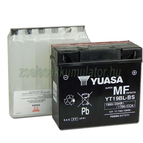  Yuasa YT19BL-BS 12V 18Ah gondozásmentes AGM (zselés) motor akkumulátor