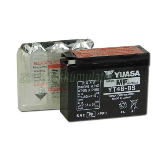  Yuasa YT4B-BS 12V 2,3Ah gondozásmentes AGM (zselés) motor akkumulátor