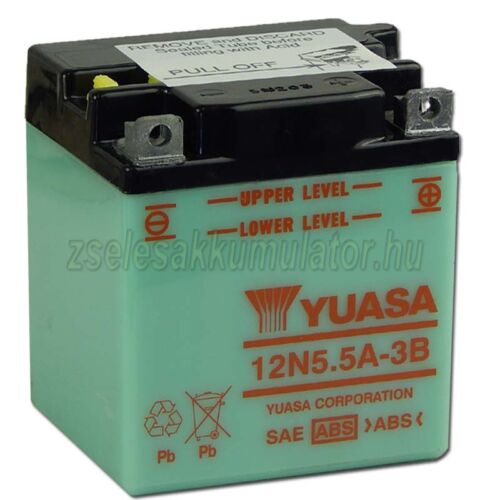  Yuasa12N5,5A-3B 12V 5,5Ah Motor akkumulátor