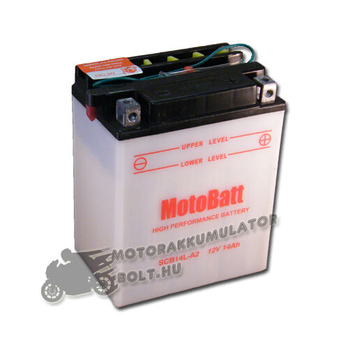 MotoBatt SCB14L-A2 12V 14Ah Motor akkumulátor sav nélkül