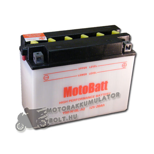 MotoBatt Y50N18L-A2 12V 20Ah Motor akkumulátor sav nélkül