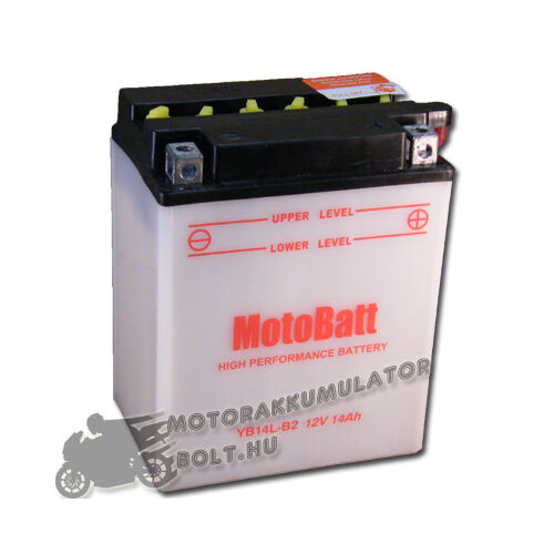 MotoBatt YB14L-B2 12V 14Ah Motor akkumulátor sav nélkül