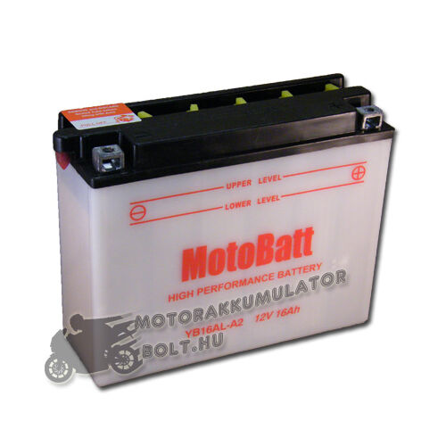 MotoBatt YB16AL-A2 12V 16Ah Motor akkumulátor sav nélkül