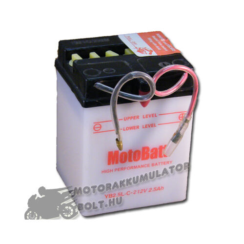 MotoBatt YB2,5L-C-2 12V 2,5Ah Motor akkumulátor sav nélkül