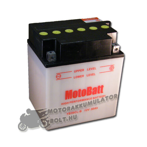 MotoBatt YB30CL-B 12V 30Ah Motor akkumulátor sav nélkül