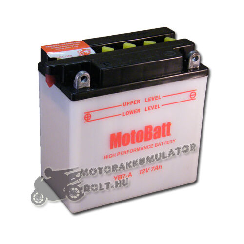 MotoBatt YB7-A 12V 8Ah Motor akkumulátor sav nélkül