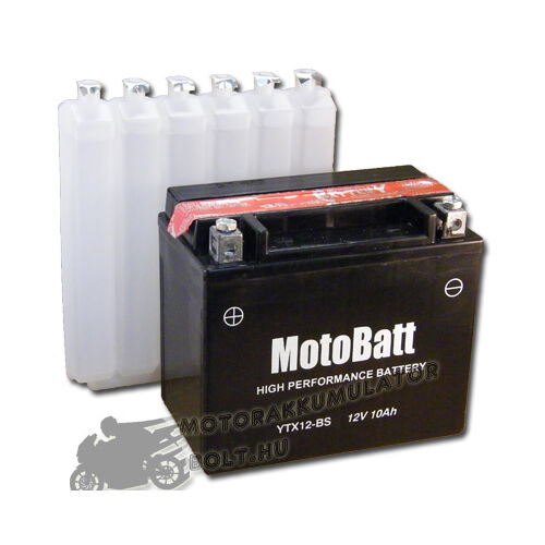 MotoBatt YTX12-BS 12V 10Ah Motor akkumulátor
