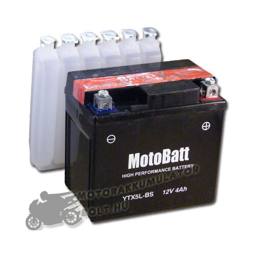 MotoBatt YTX5L-BS 12V 4Ah Motor akkumulátor