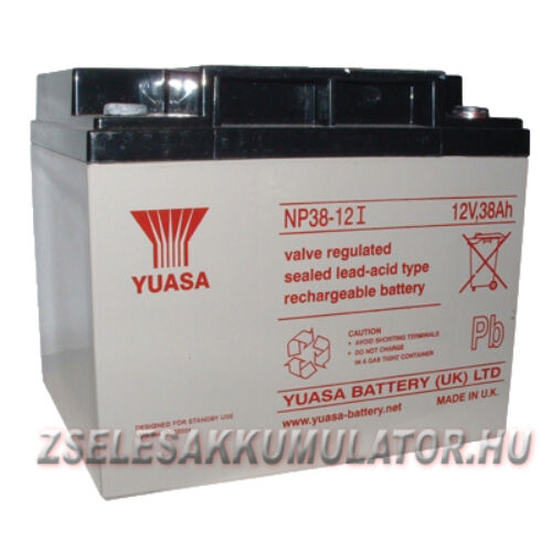 Yuasa 12V 38Ah Zselés akkumulátor