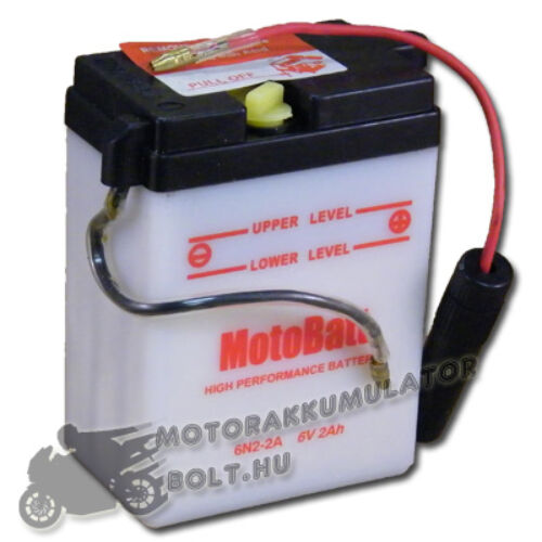 MotoBatt  6N2-2A 6V 2Ah Motor akkumulátor sav nélkül