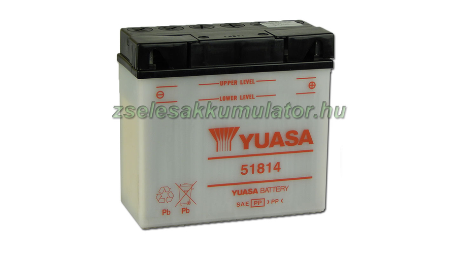 Yuasa 51814 12V 19Ah Motor akkumulátor sav nélkül