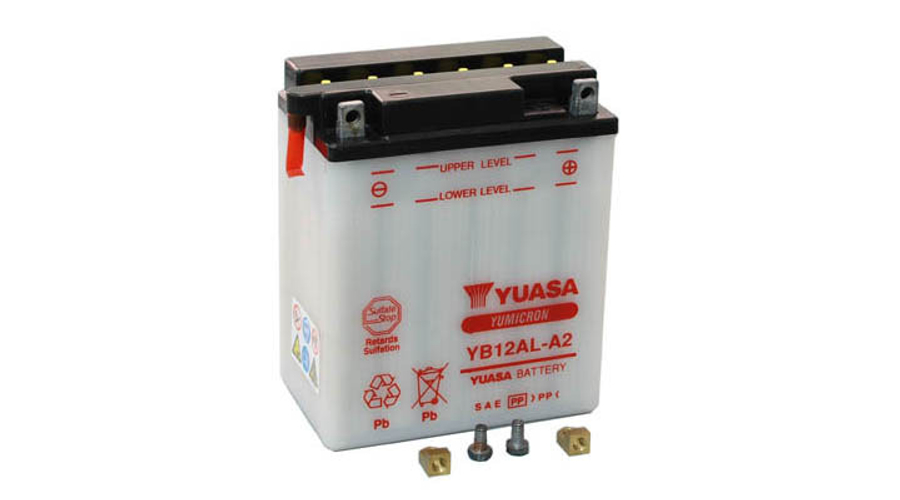 Yuasa YB12AL-A2 12V 12Ah Motor akkumulátor sav nélkül